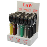 LAW Twist 900mAh Adjustable Cartridge Battery - Display of 30
