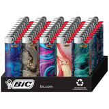 Bic Lighter Marble - Display of 50