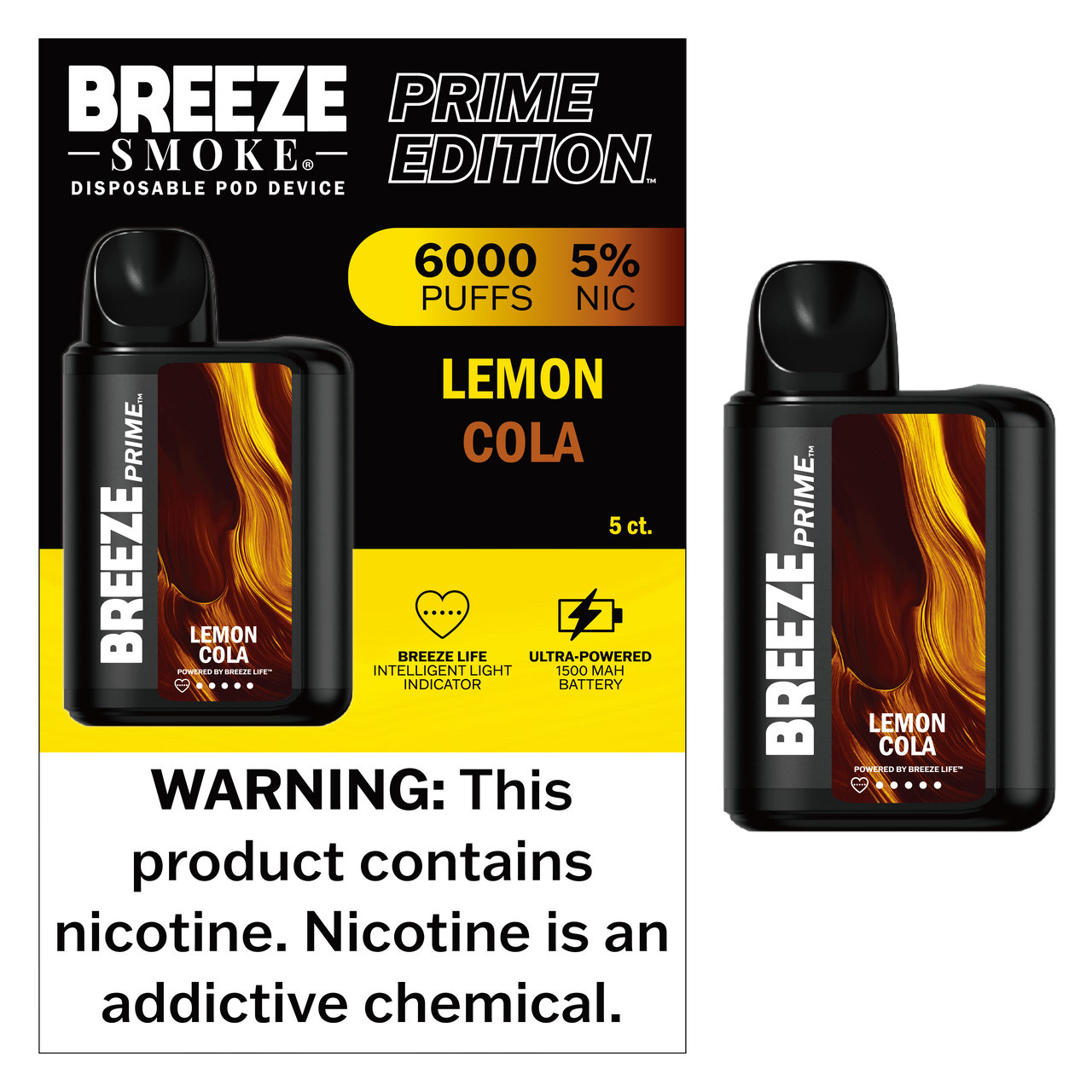 Breeze Prime Edition - Display of 5 (MSRP $19.99 Each)