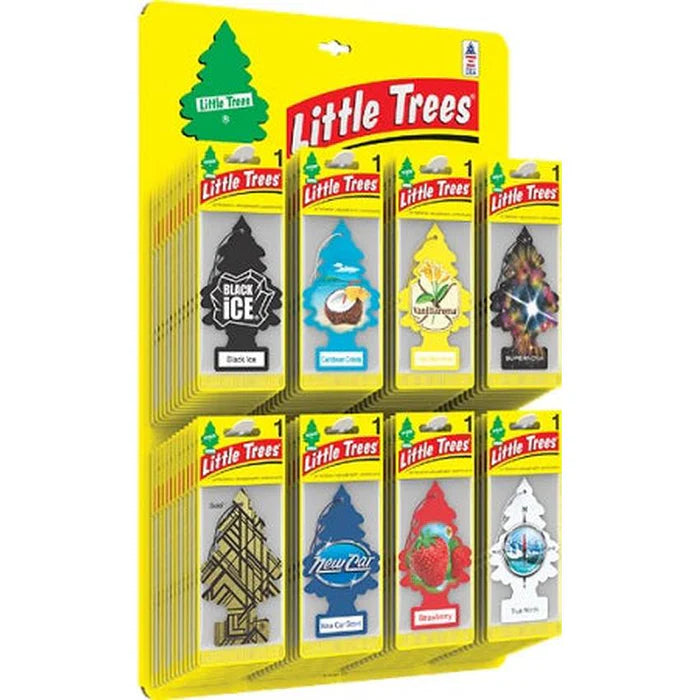 Little Trees 8 Assortments - 96CT Hanger Display