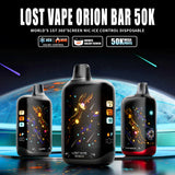 Lost Vape Orion Bar 50K Puffs Disposable Vape - Display of 5 (MSRP $29.99 Each)