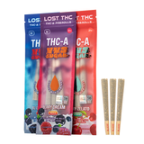 Lost THC THCA Sugar VVS Diamond Pre-Rolls 1.6G - 3 Pack / Display of 10 (MSRP $19.99 Each)