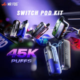 Mr Fog Switch Pod 45K Disposable Kit - Display of 5