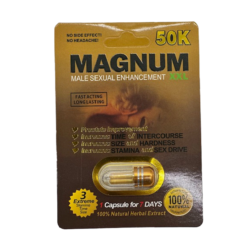 Magnum Male Enhancement Pill - Display of 24 (MSRP $8.99 Each)