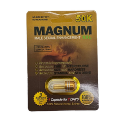 Magnum Male Enhancement Pill - Display of 24 (MSRP $8.99 Each)