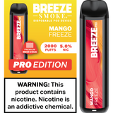 Breeze Pro Edition Disposable Vape - Display of 10 (MSRP $17.99 Each)