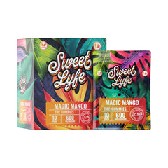 Sweet Lyfe 600mg THC Gummies 10 60mg Per Pack 10 Bag Display (MSRP $14.99 Each)