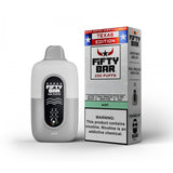 Fifty Bar V2 x Texas Edition 20K Puffs Disposable Vape - Display of 5
