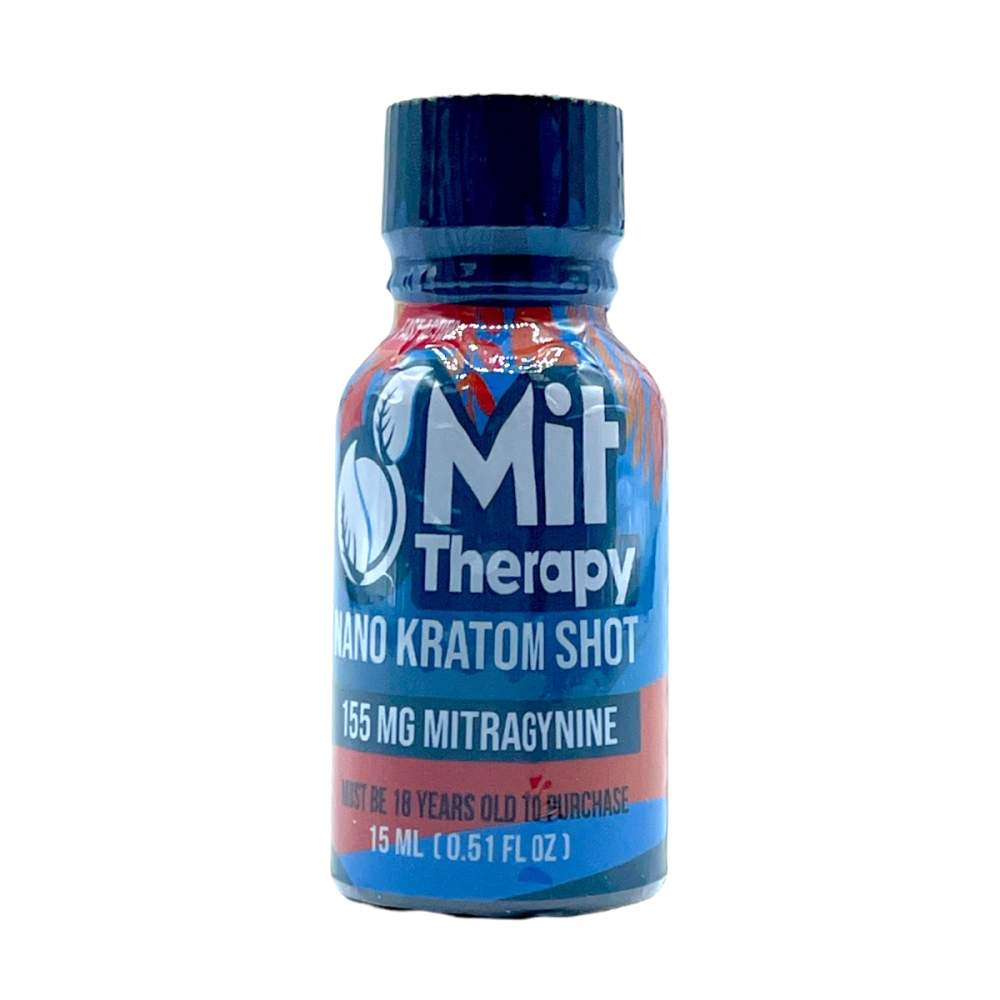 MIT Therapy 15mL Nano Kratom Shot - Display of 12 (MSRP $24.99 Each)