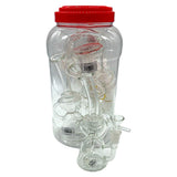 8" Glass Bong Beaker Design 4ct Jar (MSRP $44.99ea)