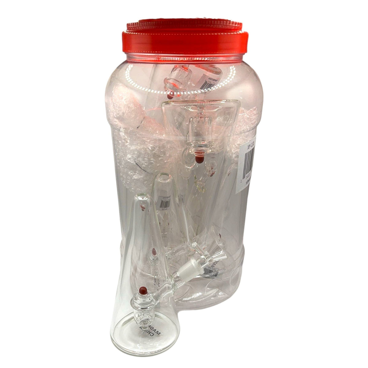 Glass Bong 7in Beaker Design 7ct Jar (MSRP $24.99ea)