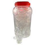 6" Glass Bong Clear Tubes Design 8ct Jar (MSRP $39.99ea)