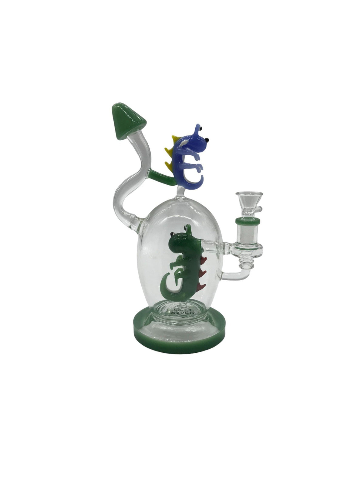 Glass Bong 9in Green Dragon Design (MSRP $69.99)