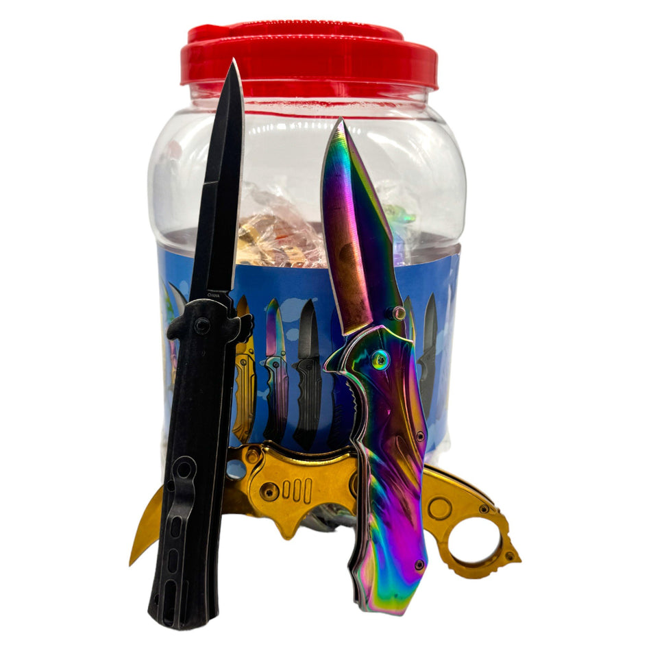 Knife Jar Mix 24CT JR101