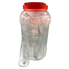 Glass Bong 7in Beaker Design 10ct Jar (MSRP $24.99ea)