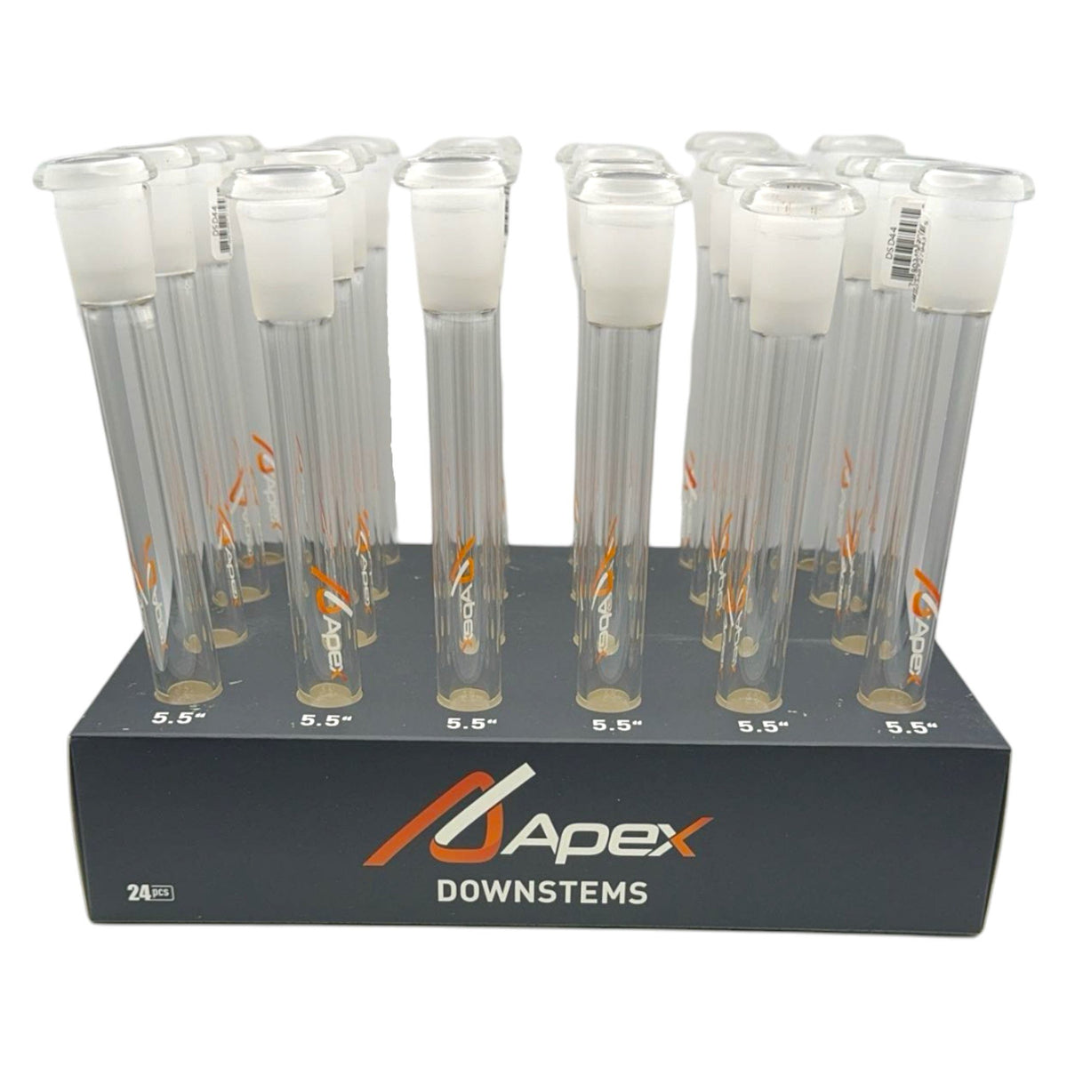 Apex Glass 5.5 Inch Downstem 24CT Display