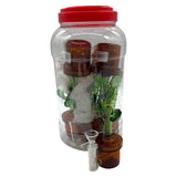 7" Glass Bong Cactus Design 8ct Jar (MSRP $59.99ea)