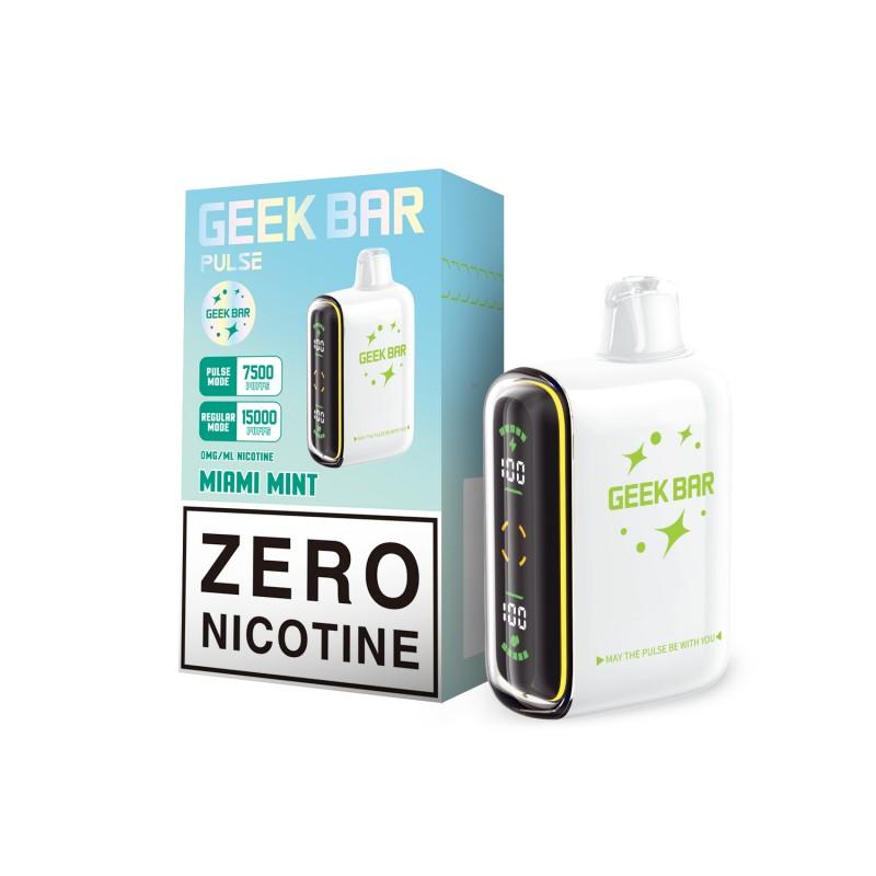 Geek Bar Pulse 0% Nicotine Disposable Vape - Display of 5 (MSRP $24.99 Each)
