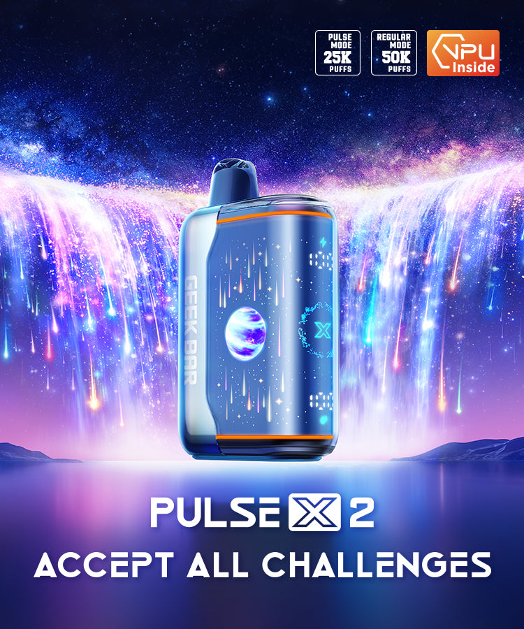 Geek Bar Pulse X 2 50K Puffs Disposable Vape - Display of 5