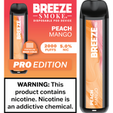 Breeze Pro Edition Disposable Vape - Display of 10 (MSRP $17.99 Each)