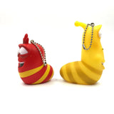 Larva #2 Characters KeyChains - Bag of 12