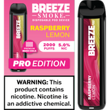 Breeze Pro Edition Disposable Vape - Display of 10 (MSRP $17.99 Each)