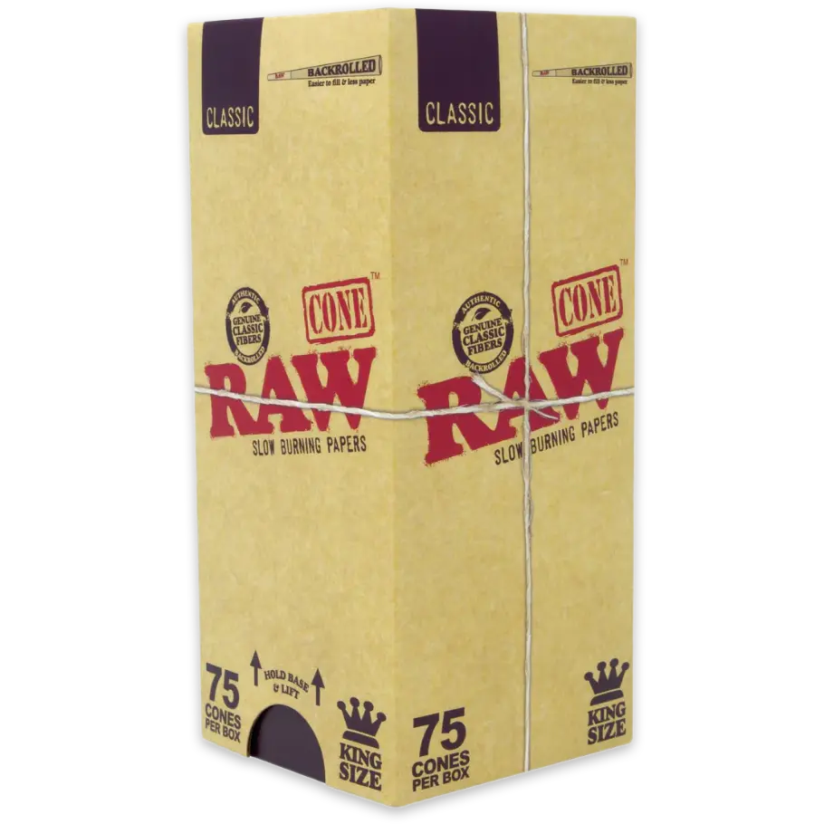 Raw Classic Cones 1 1/4 - 75ct