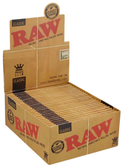 RAW Classic Papers King Size Slim - Display of 50