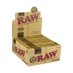 RAW Classic Artesano Papers King Size Slim - Display of 15