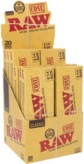 RAW Classic Cones 1 1/4 (20ct) - Display of 12