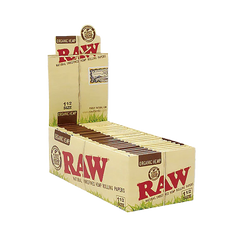 RAW Organic Hemp Papers 1 1/2 Size - Display of 25