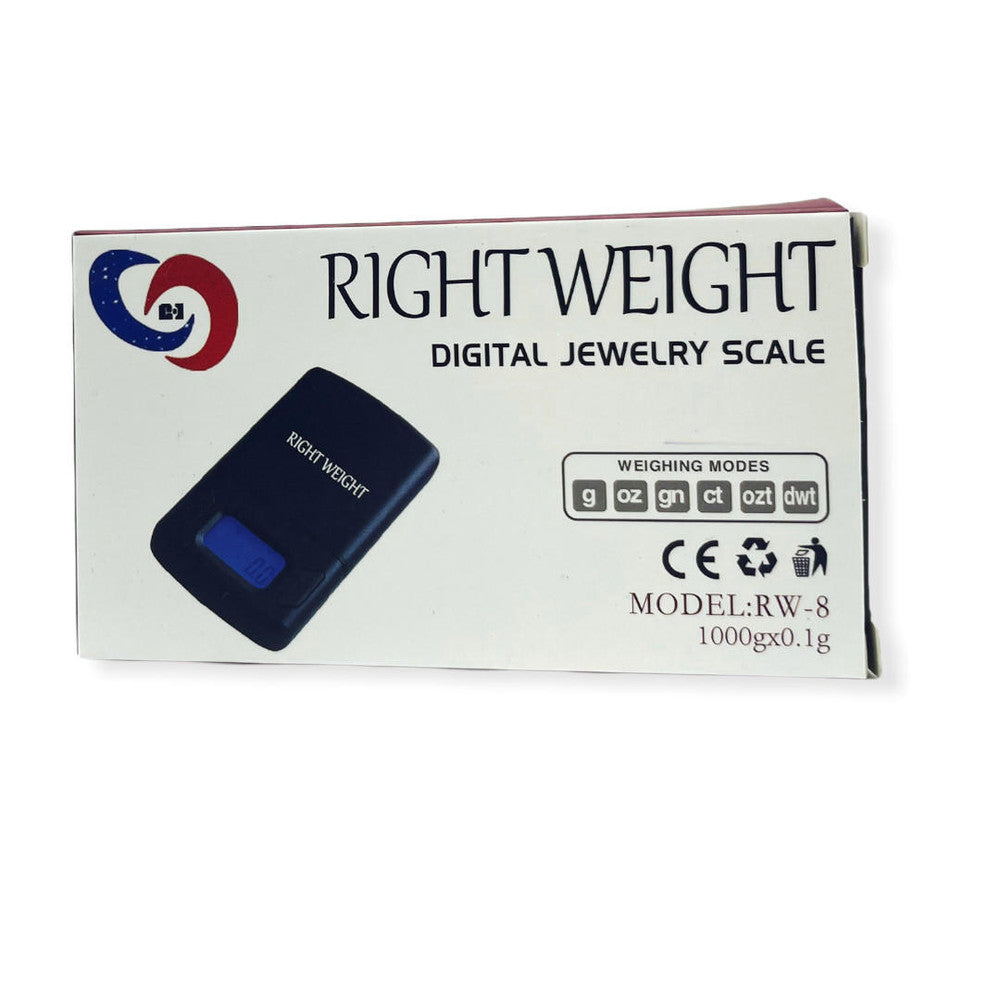 Right Weight Digital Jewelry Scale RW-008 100g x 0.01g