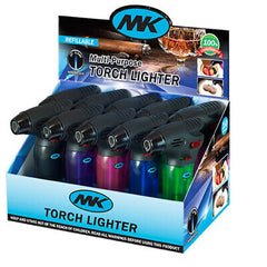 MK Torch Lighter Multi-Purpose - Display of 10 (MSRP $4.99 Each)