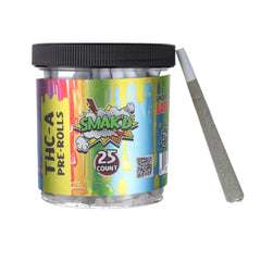 Smak'D THC-A Pre-Rolls 25ct (MSRP $79.99)