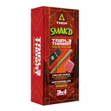 Smak'D Triple Threat THCP 3 in 1 Bundle Disposable 2g - Pre-Roll 2g - Gummy 2000g - Display of 5
