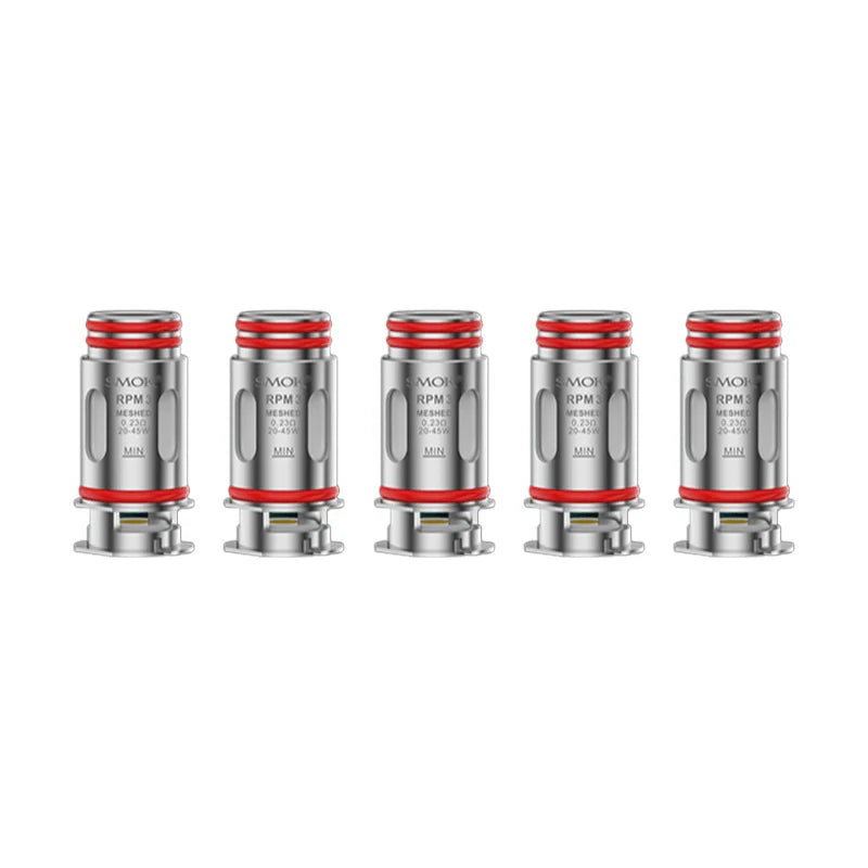 SMOK RPM 3 Replacement Coils - Pack of 5 (MSRP $19.99)