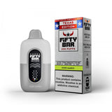 Fifty Bar V2 x Texas Edition 20K Puffs Disposable Vape - Display of 5