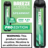 Breeze Pro Edition Disposable Vape - Display of 10 (MSRP $17.99 Each)