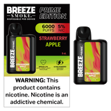 Breeze Prime Edition Disposable Vape - Display of 5 (MSRP $19.99 Each)