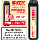 Breeze Pro Edition Disposable Vape - Display of 10 (MSRP $17.99 Each)