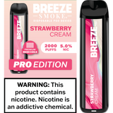 Breeze Pro Edition Disposable Vape - Display of 10 (MSRP $17.99 Each)
