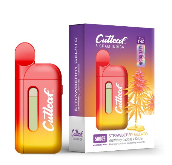 Cutleaf 5g CBD & THC Infused Disposable - Display of 6 (MSRP $49.99 Each)