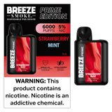 Breeze Prime Edition Disposable Vape - Display of 5 (MSRP $19.99 Each)