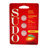Sudo 7-Hydroxy Kratom 15mg Chewable Tablets - 3 Pack / Display of 12 (MSRP $29.99 Each)