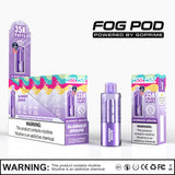 Fog Pod 35K Puffs 19mL Disposable Pod - Display of 5