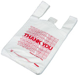 Large Thank You T-Shirt Bags (11.5"x6.5"x21") - Box of 1000 Bags