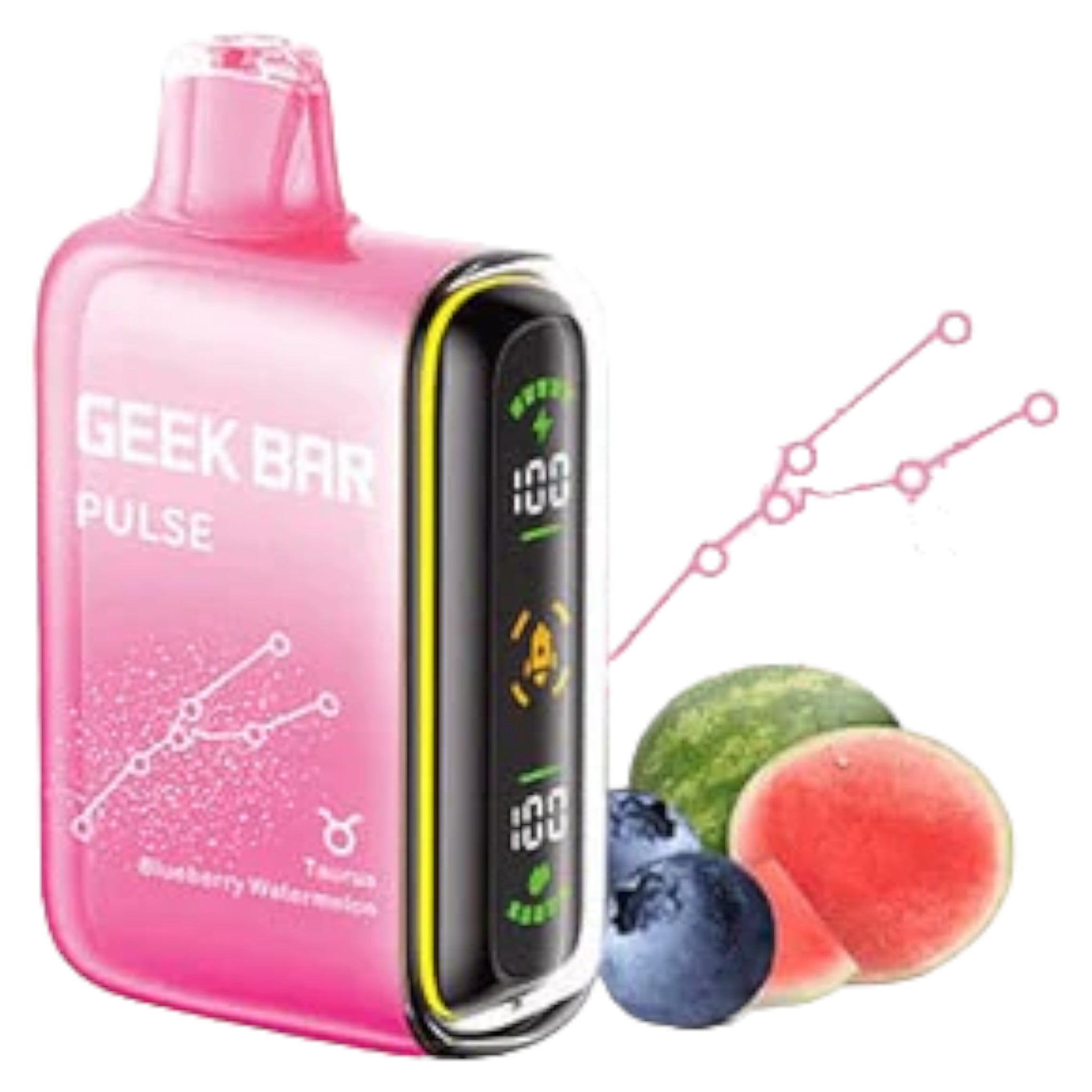 Geek Bar Pulse 15K Puffs Disposable Vape - Display of 5 (MSRP $29.99 Each)