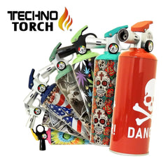 Techno Torch Fire Extinguisher Torch Lighter - Assorted Design (MSRP $39.99)