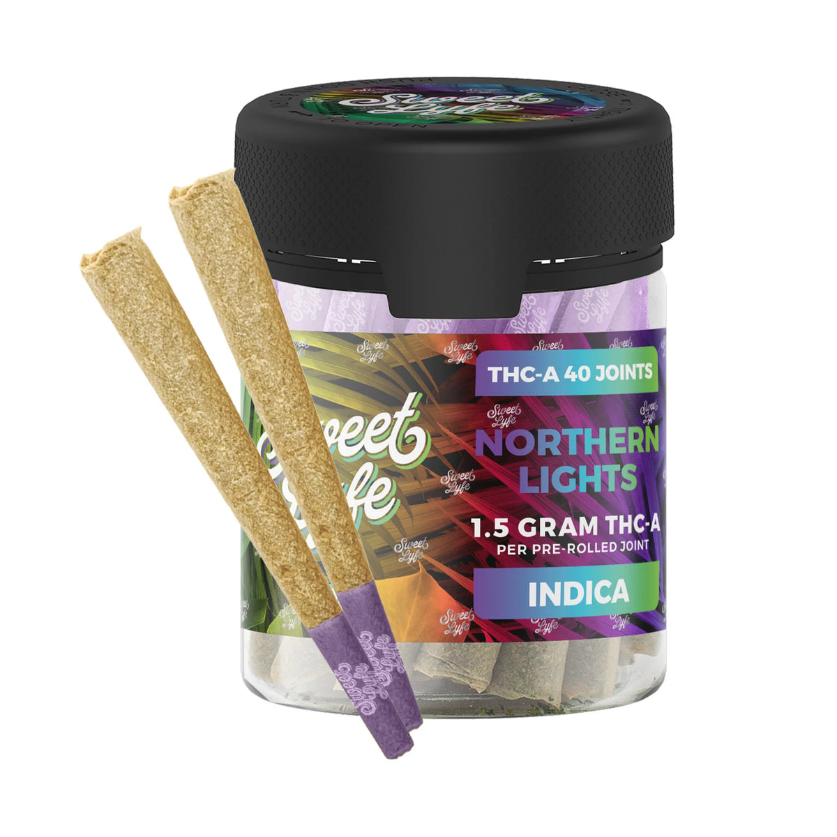 Sweet Lyfe 1.5g THC-A Pre-Rolled Joints - 40 Pack Jar (MSRP $3.99 Each)