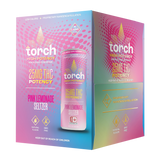Torch THC High Potency Seltzer Drink 25mg (12oz) - Pack of 4 Cans (MSRP $6.99 Each)